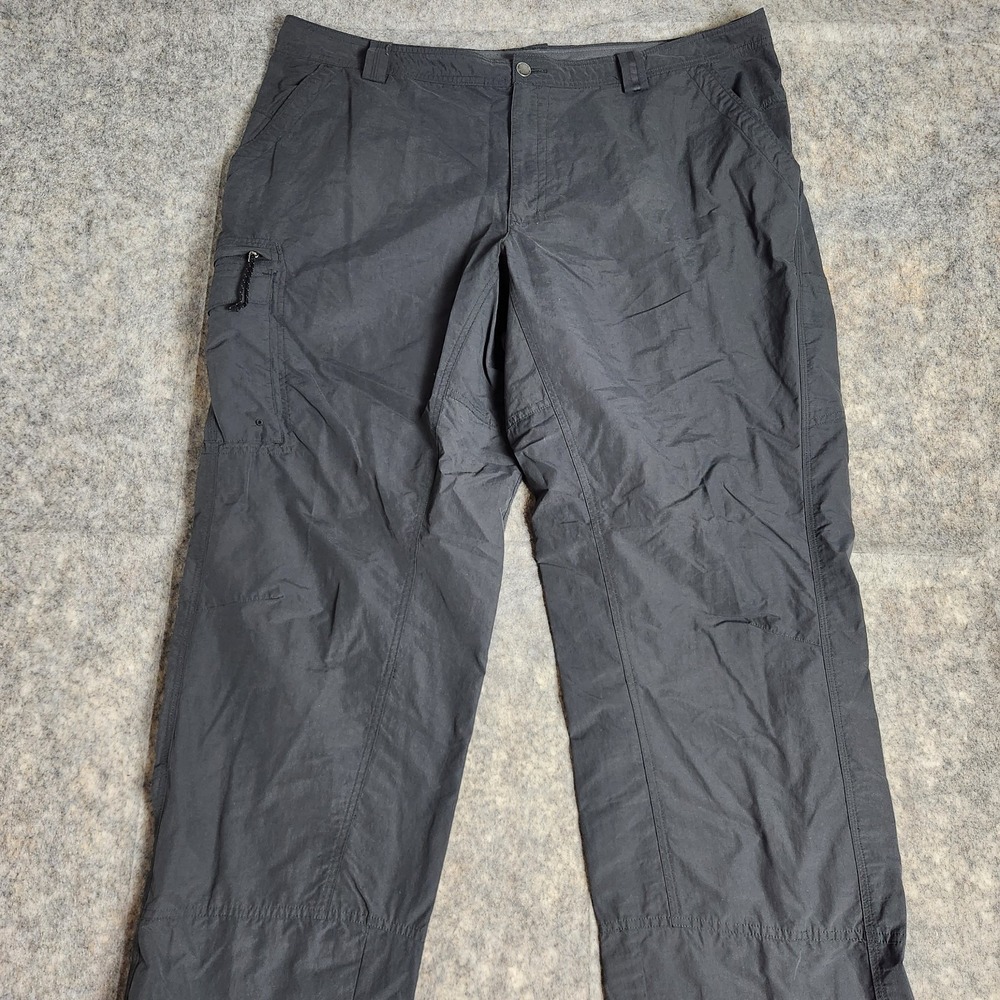 Columbia Titanium Omni Shade Snow Pants Men 42x32 Charcoal Gray Straight Leg
